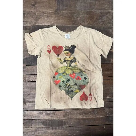 Jaded Gypsy Moon Dance Tee - Queen of Hearts NEW - Picture 2 of 2